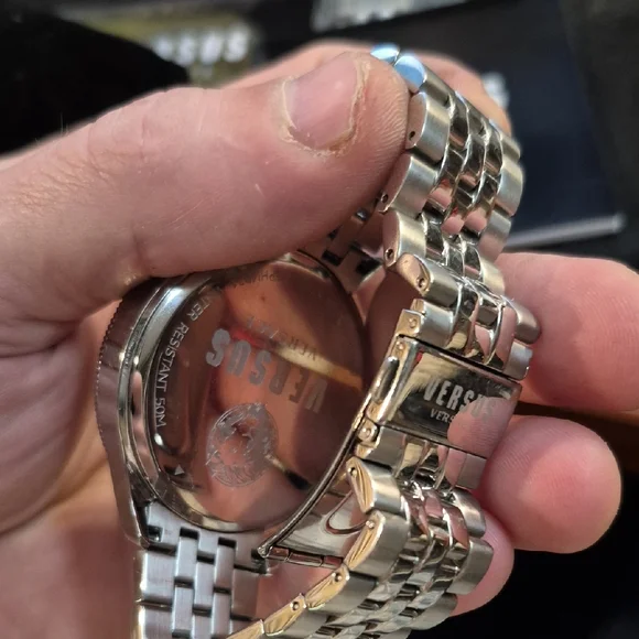 Versus Versace Silver and Blue Men's Watch - Picture 4 of 8